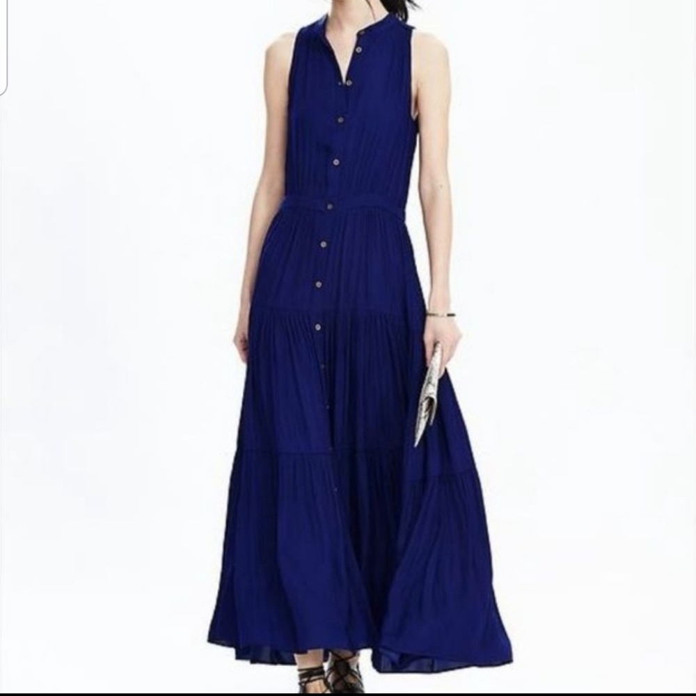 ISO Banana Republic Tiered Maxi dress 8P or 10p